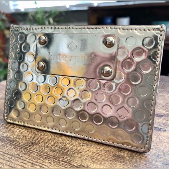 Silver Kate Spade Card Holder - Picture 3 of 4